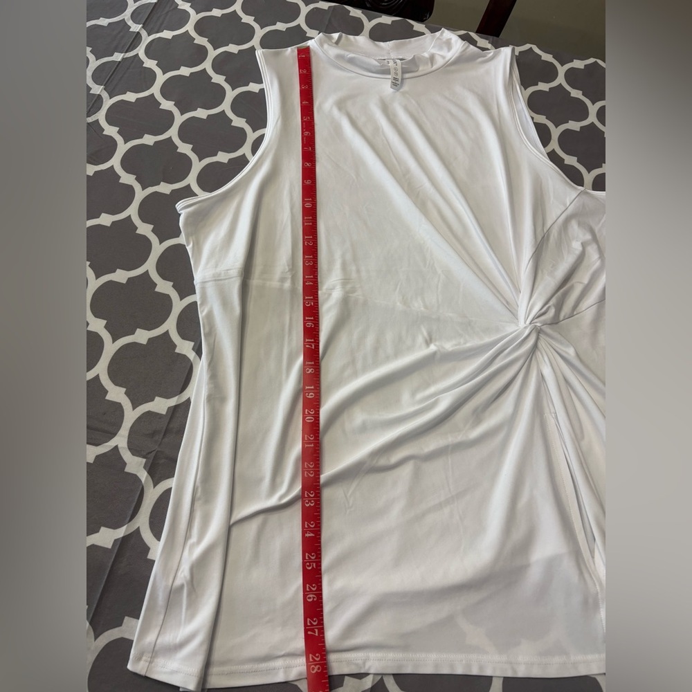 SPANX Butter Twist Waist Mock neck sleeveless Top NWT - Picture 5 of 8